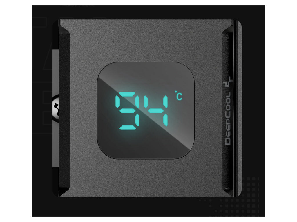 Hladilnik za procesor DeepCool AG400 Digital, ARGB, 120mm, 240W TDP, črn