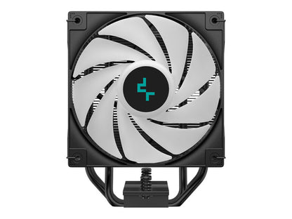 Hladilnik za procesor DeepCool AG400 Digital, ARGB, 120mm, 240W TDP, črn