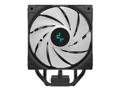 Hladilnik za procesor DeepCool AG400 Digital Plus ARGB, 2x 120mm,  črn