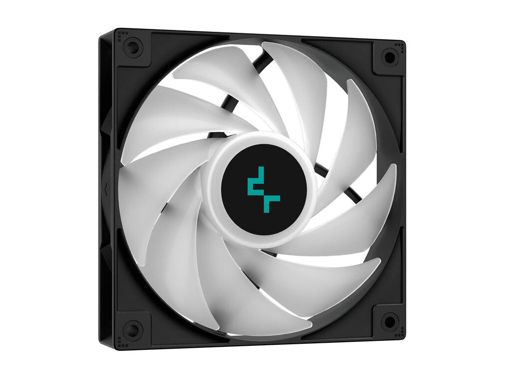 Hladilnik za procesor DeepCool AG400 Digital Plus ARGB, 2x 120mm,  črn