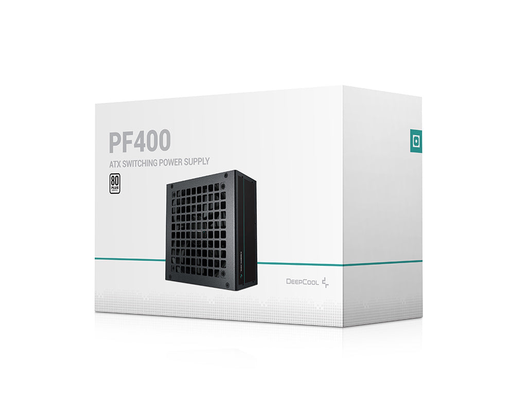 Napajalnik ATX DeepCool PF400, 400W, 80 PLUS, črn