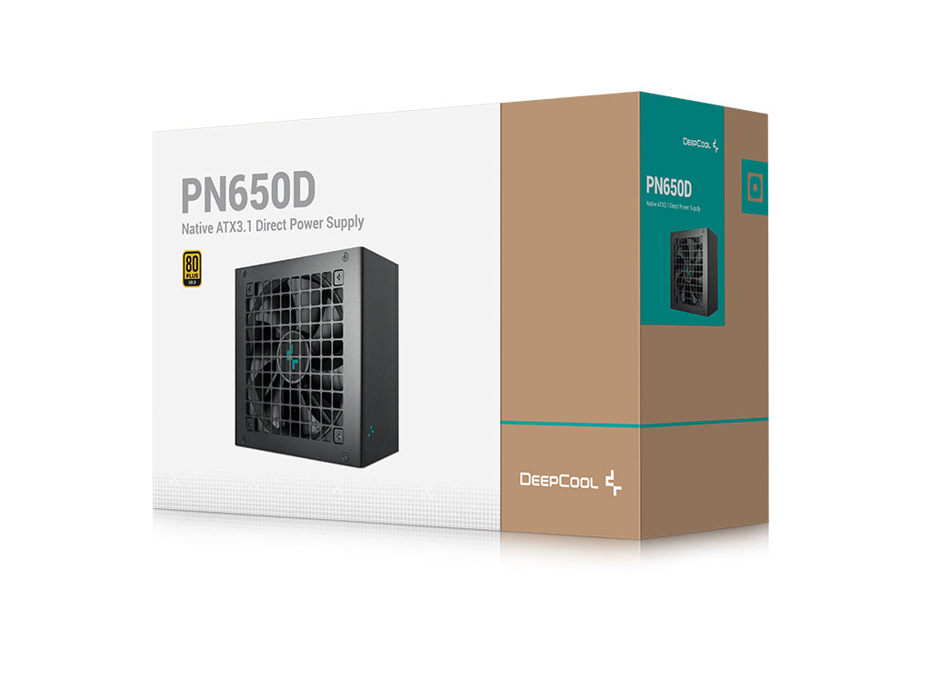 Napajalnik ATX DeepCool PN650D, 650W, 12V-2x6, 80 PLUS Gold, črn