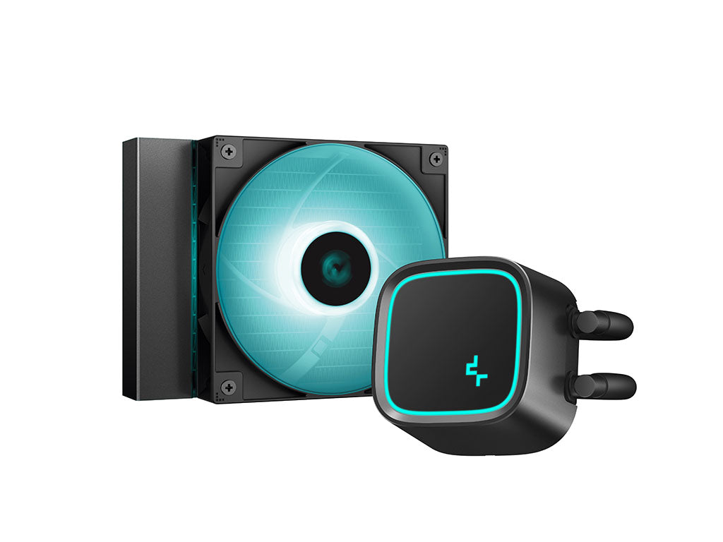 Komplet za tekočinsko hlajenje AIO Liquid Cooler DeepCool LE300 Marrs, 120mm, LED, črn