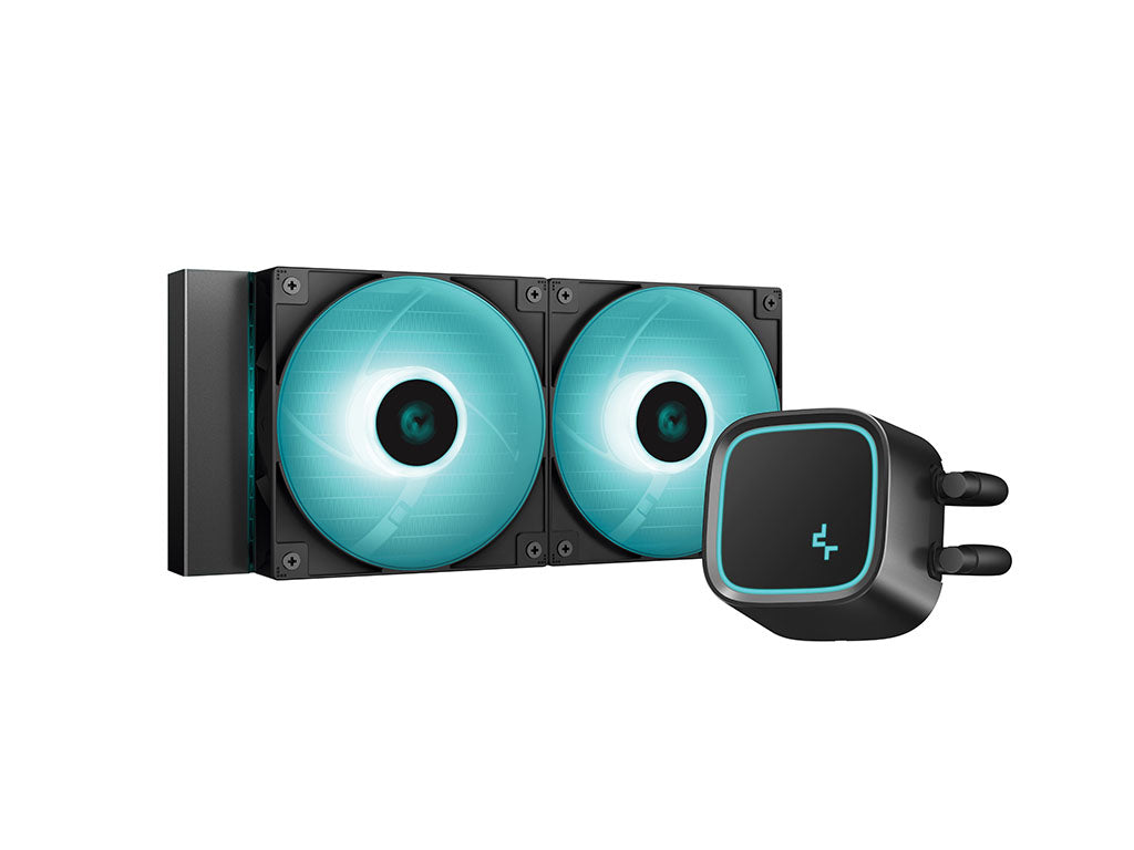 Komplet za tekočinsko hlajenje AIO Liquid Cooler DeepCool LE500 Marrs, 240mm, LED, črn