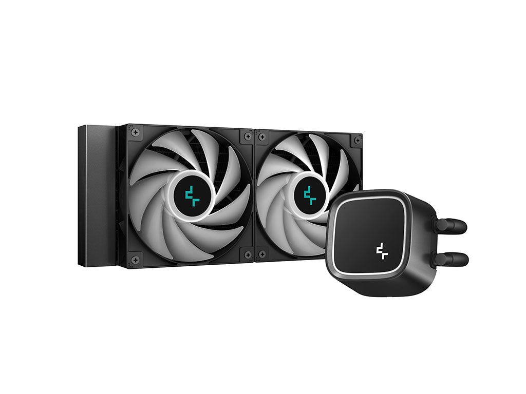 Komplet za tekočinsko hlajenje AIO Liquid Cooler DeepCool LE500 Marrs, 240mm, LED, črn