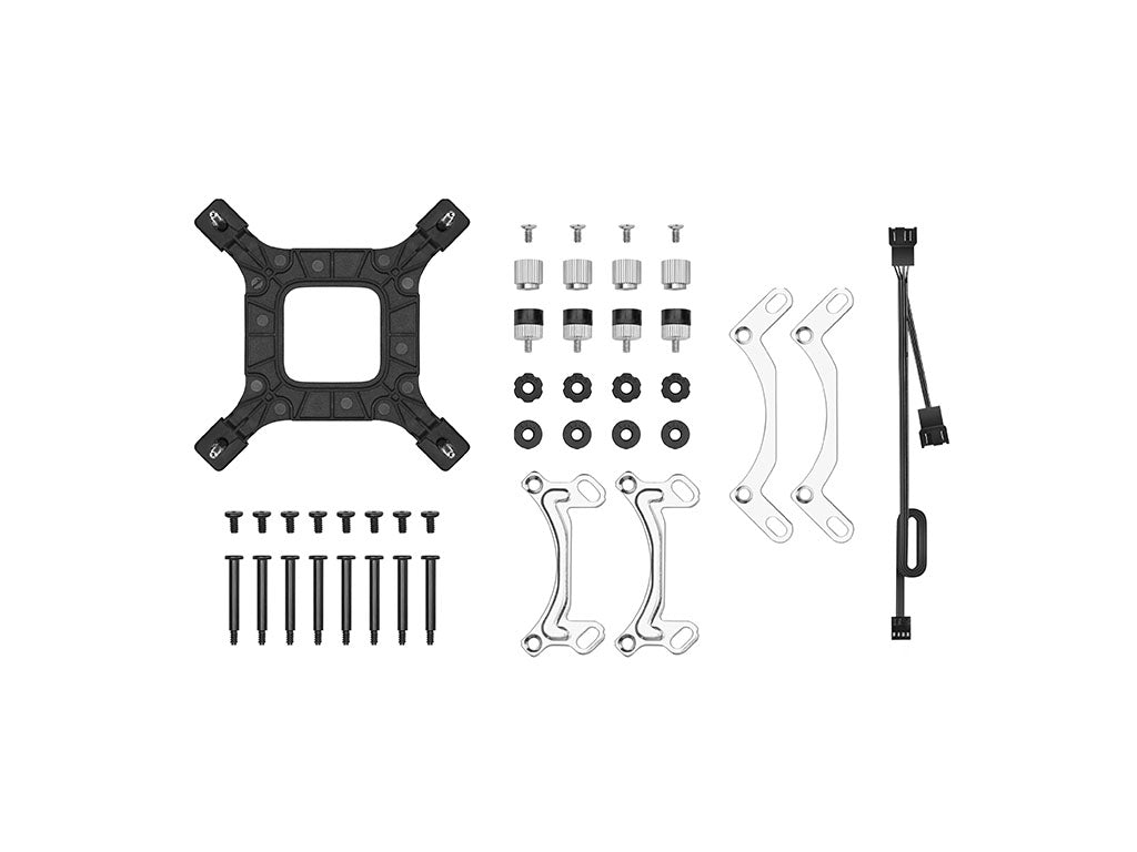 Komplet za tekočinsko hlajenje AIO Liquid Cooler DeepCool LE500 Marrs, 240mm, LED, črn