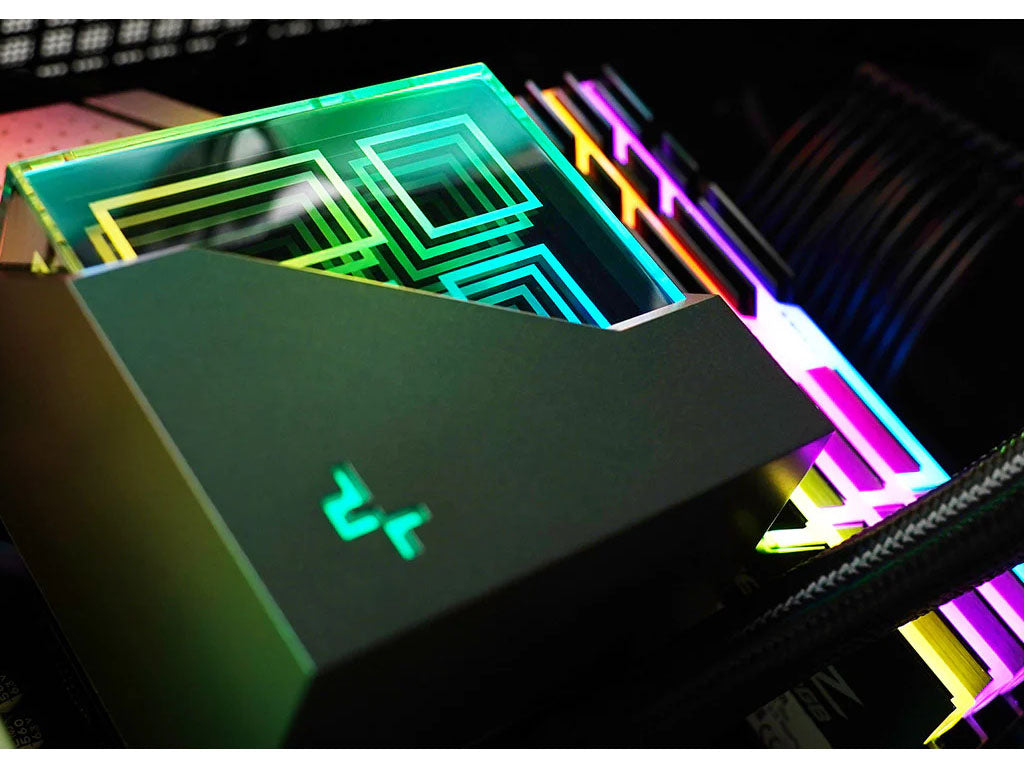 Komplet za tekočinsko hlajenje AIO Liquid Cooler DeepCool LT520, 240mm, RGB, črn