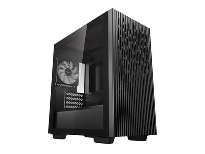 Računalniško ohišje DeepCool MATREXX 40 3FS, Micro-ATX, kaljeno steklo, črno