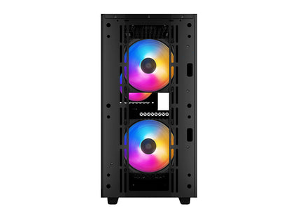 Računalniško ohišje DeepCool MATREXX 40 3FS, Micro-ATX, kaljeno steklo, črno