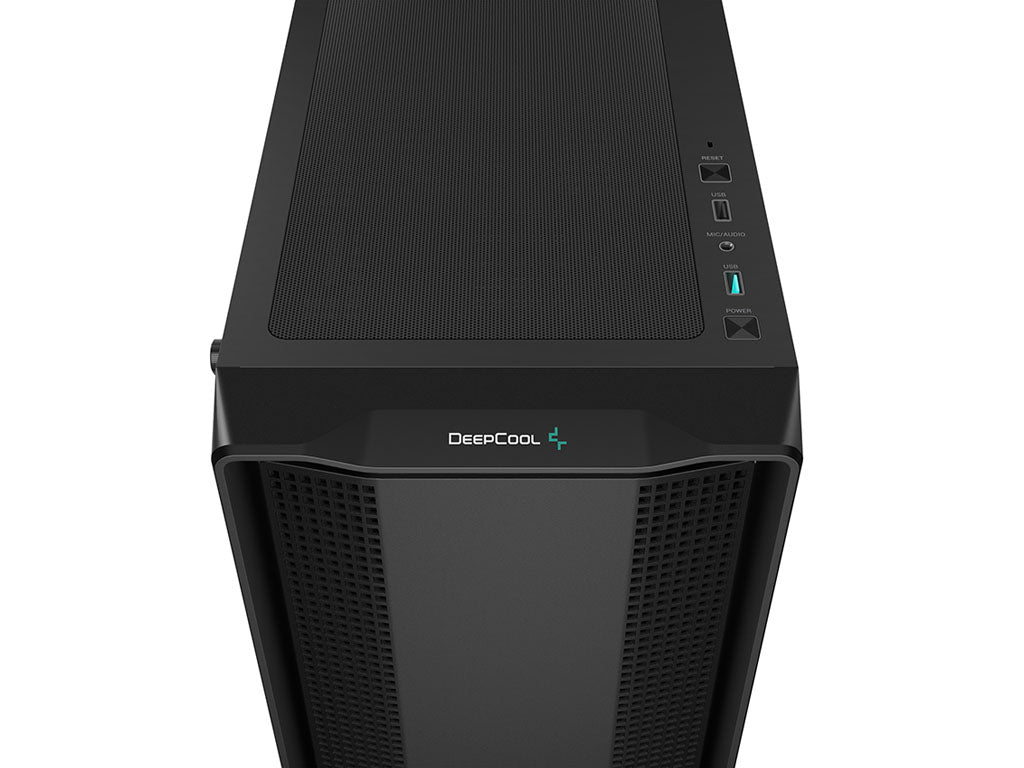 Računalniško ohišje DeepCool CC560 V2, ATX, LED, kaljeno steklo, črno