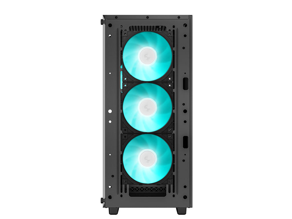 Računalniško ohišje DeepCool CC560 V2, ATX, LED, kaljeno steklo, črno