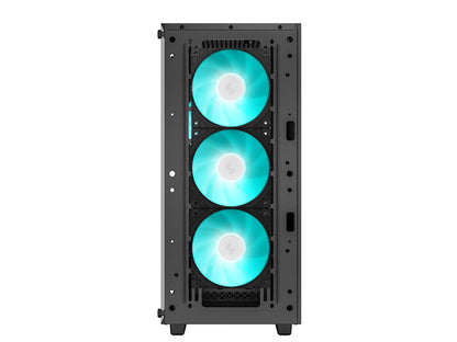 Računalniško ohišje DeepCool CC560 V2, ATX, LED, kaljeno steklo, črno