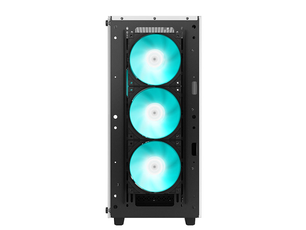 Računalniško ohišje DeepCool CC560 WH V2, ATX, LED, kaljeno steklo, belo