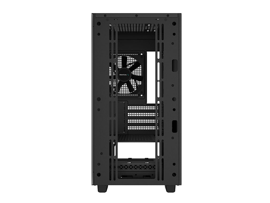 Računalniško ohišje DeepCool CH370, Micro-ATX, kaljeno steklo, črno