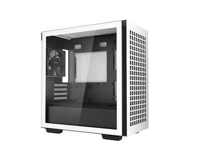 Računalniško ohišje DeepCool CH370 WH, Micro-ATX, kaljeno steklo, belo