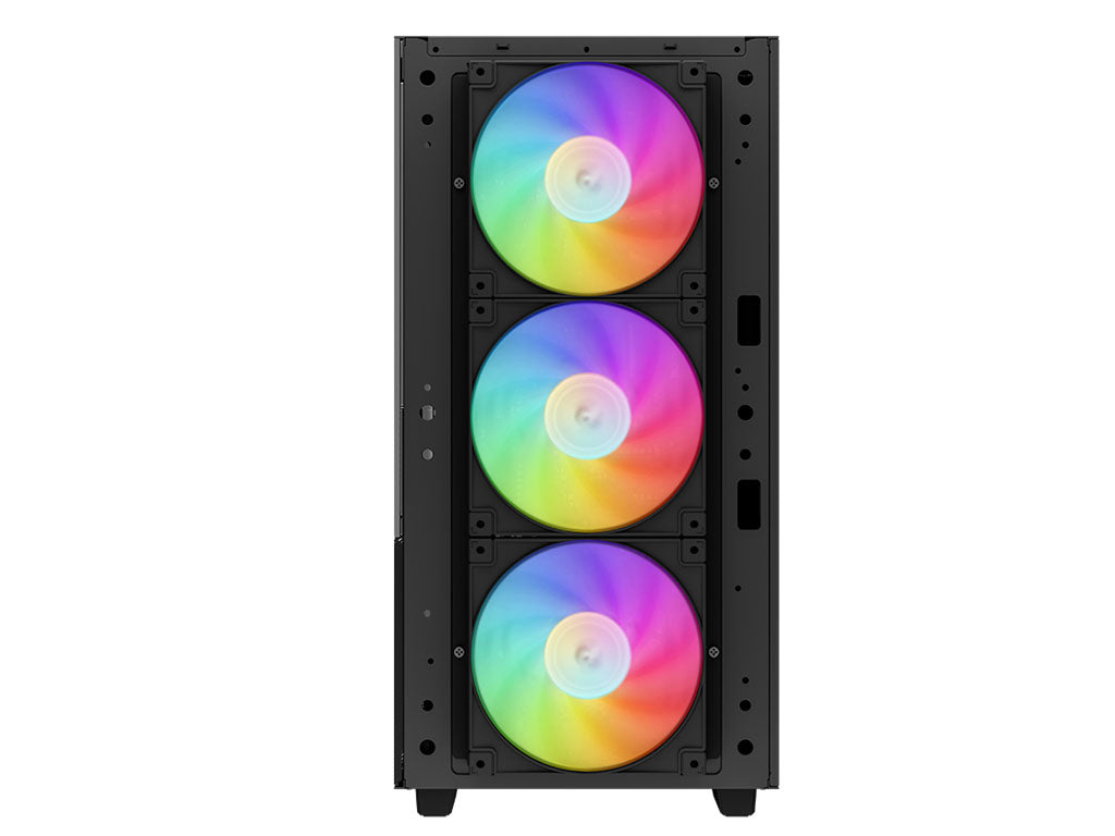 Računalniško ohišje DeepCool CH560 Digital, E-ATX, ARGB, LCD, kaljeno steklo, črno