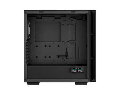 Računalniško ohišje DeepCool CH560 Digital, E-ATX, ARGB, LCD, kaljeno steklo, črno