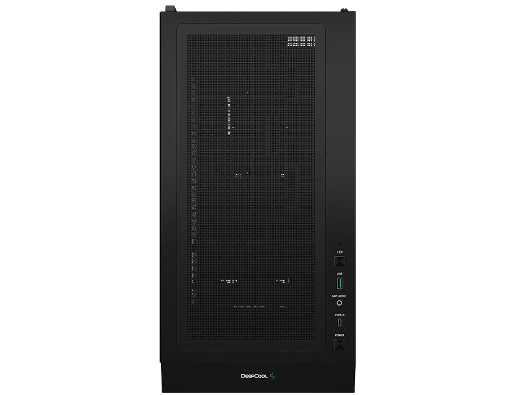 Računalniško ohišje DeepCool CH560 Digital, E-ATX, ARGB, LCD, kaljeno steklo, črno