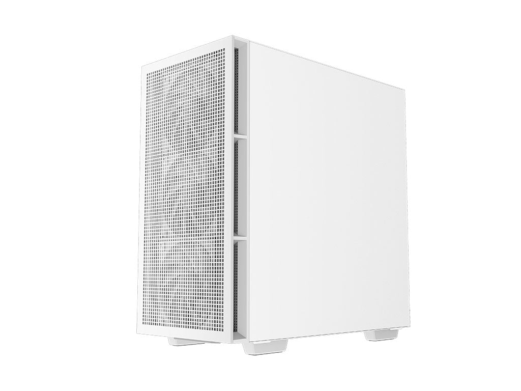Računalniško ohišje DeepCool CH560 Digital WH, E-ATX, ARGB, LCD, kaljeno steklo, belo
