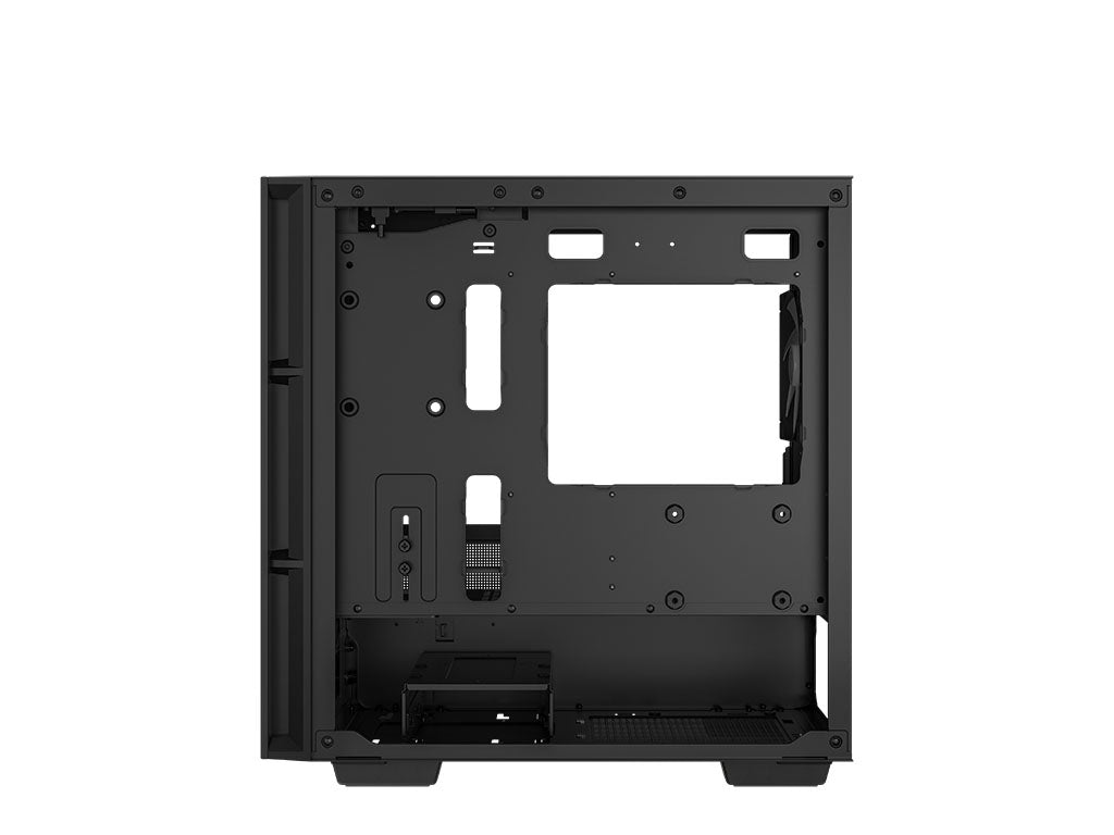 Računalniško ohišje DeepCool CH360 Digital, Micro-ATX, ARGB, LCD, kaljeno steklo, črno