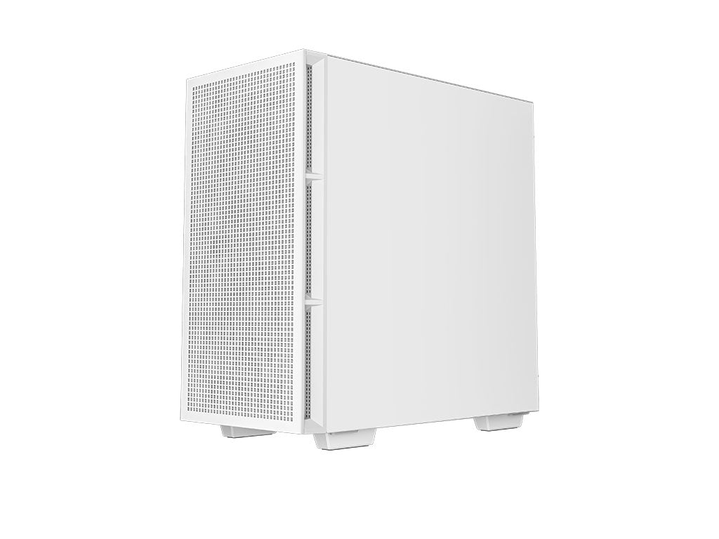 Računalniško ohišje DeepCool CH360 Digital, Micro-ATX, ARGB, LCD, kaljeno steklo, belo