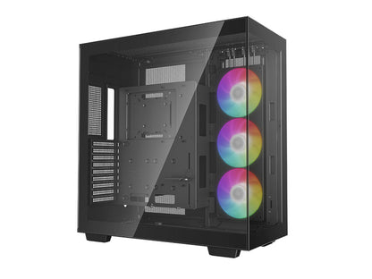 Računalniško ohišje DeepCool CH780 Full Tower, E-ATX, ARGB, kaljeno steklo, črno