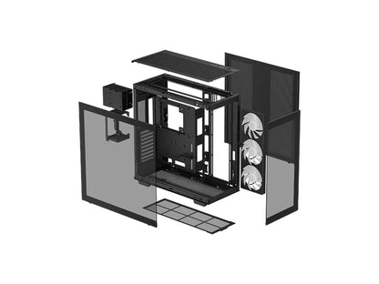Računalniško ohišje DeepCool CH780 Full Tower, E-ATX, ARGB, kaljeno steklo, črno