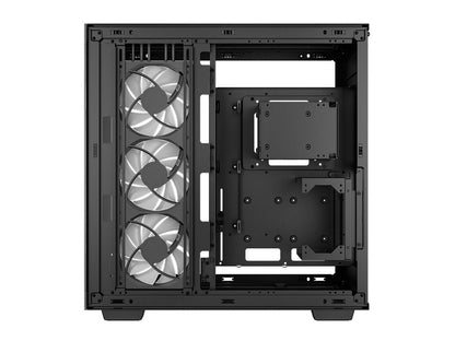Računalniško ohišje DeepCool CH780 Full Tower, E-ATX, ARGB, kaljeno steklo, črno