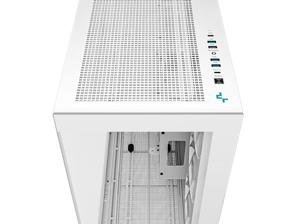 Računalniško ohišje DeepCool CH780 WH Full Tower, E-ATX, ARGB, kaljeno steklo, belo