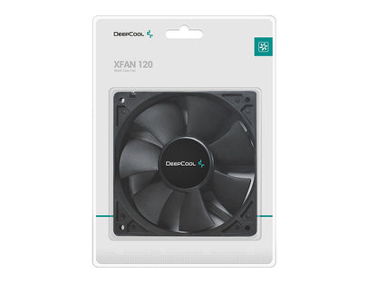 Ventilator za ohišje DeepCool XFAN 120, 120mm, črn