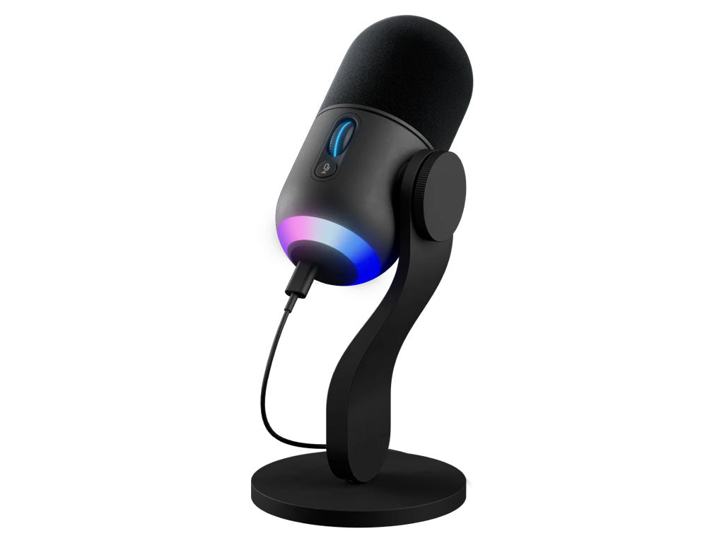 Mikrofon Logitech Yeti GX, LIGHTSYNC RGB, Gaming, USB, črn