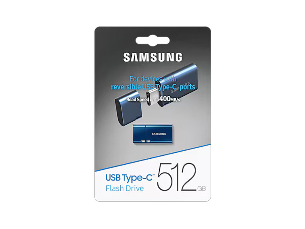 USB ključek Samsung Type-C, 512GB, USB 3.2 400 MB/s, moder