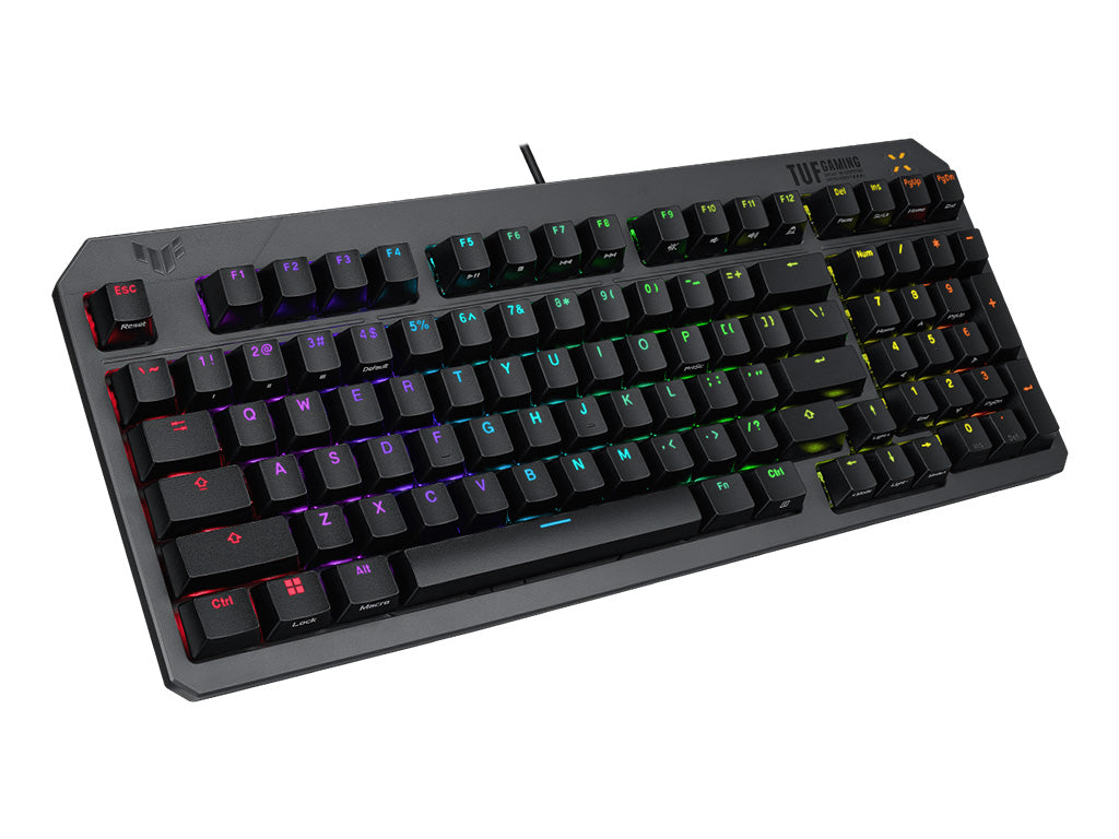 Tipkovnica ASUS TUF Gaming K3 Gen II, Red Linear Optical, RGB, USB, UK SLO g.