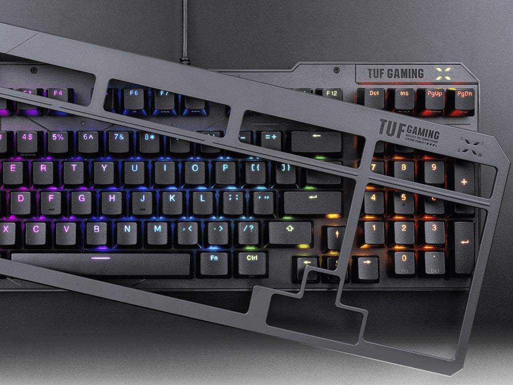 Tipkovnica ASUS TUF Gaming K3 Gen II, Red Linear Optical, RGB, USB, UK SLO g.
