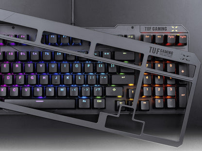 Tipkovnica ASUS TUF Gaming K3 Gen II, Red Linear Optical, RGB, USB, UK SLO g.