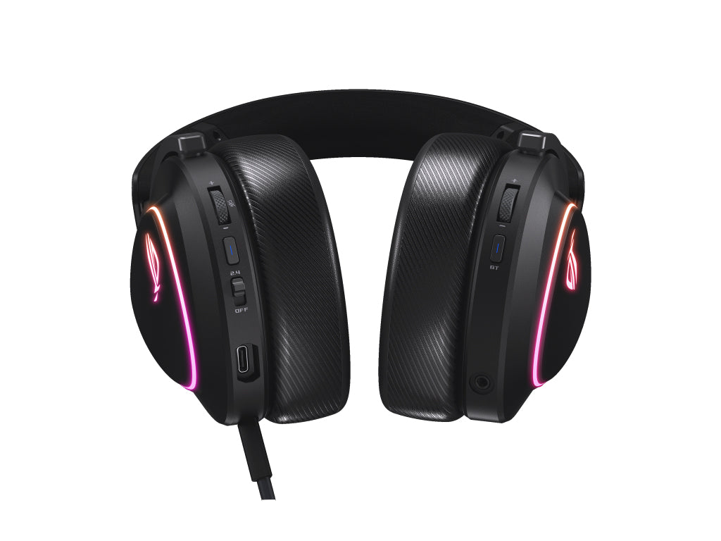 Slušalke ASUS ROG Delta II, Wireless, Bluetooth, črne