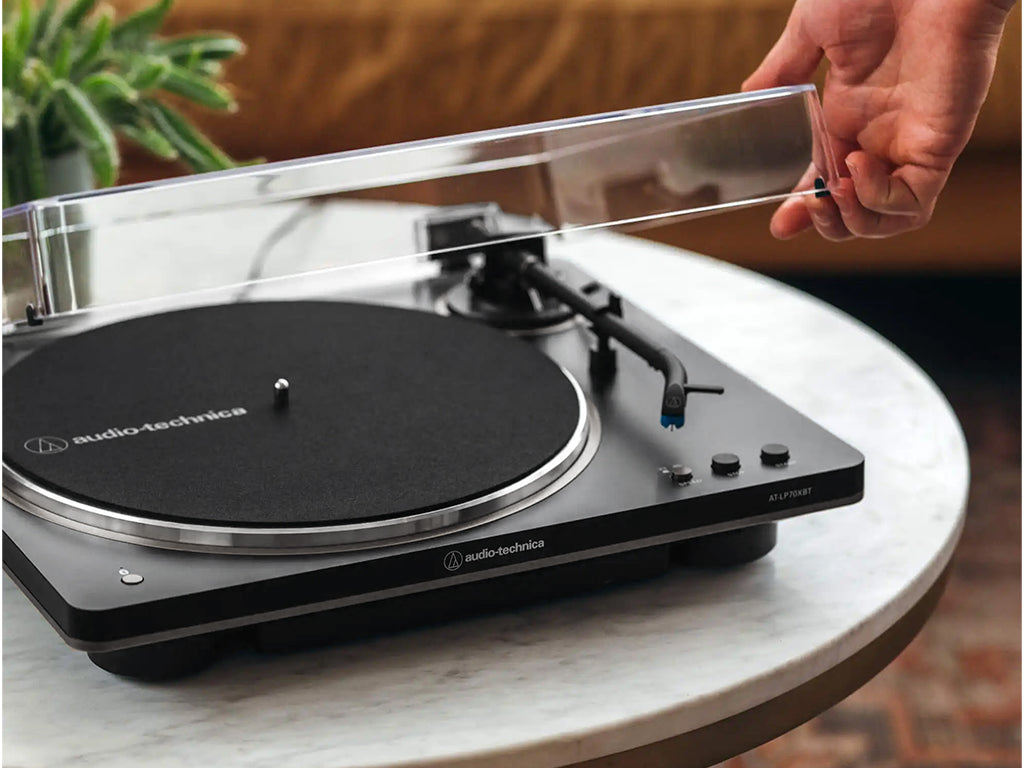 Gramofon Audio-Technica AT-LP70XBT, Bluetooth, črno-srebrn