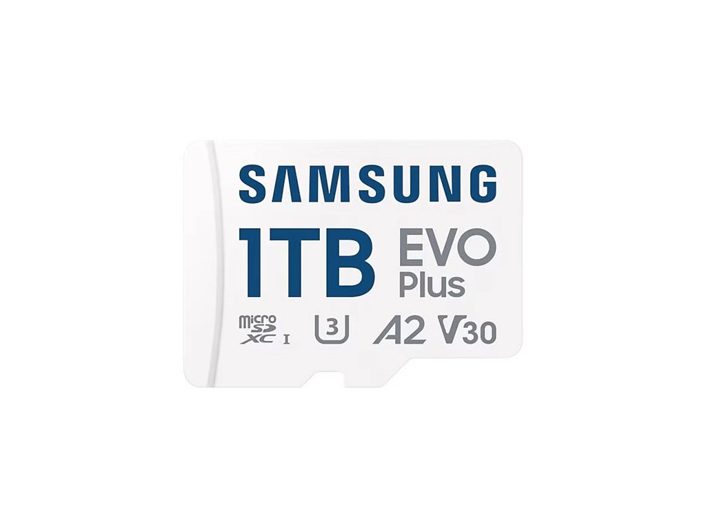 Spominska kartica Samsung EVO Plus, micro SDXC, 1TB, 160MB/s, U3, V30, A2, UHS-I, z adapterjem