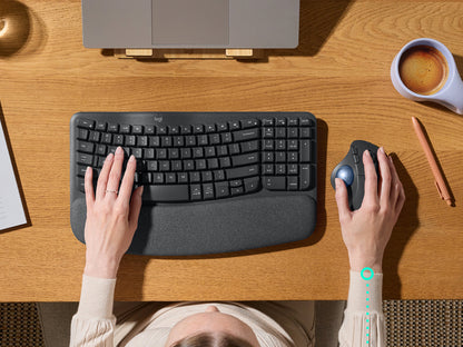 MIška Logitech M575 S Wireless Trackball, grafitna, Bluetooth