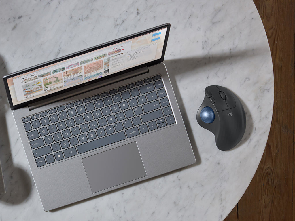 MIška Logitech M575 S Wireless Trackball, grafitna, Bluetooth