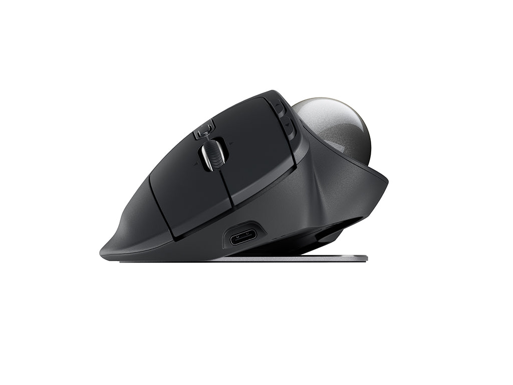 Miška Logitech MX Ergo S Advanced Wireless Trackball, grafitna, Bluetooth