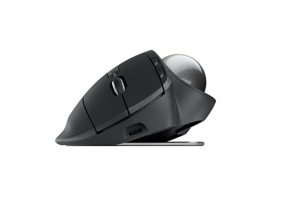 Miška Logitech MX Ergo S Advanced Wireless Trackball, grafitna, Bluetooth
