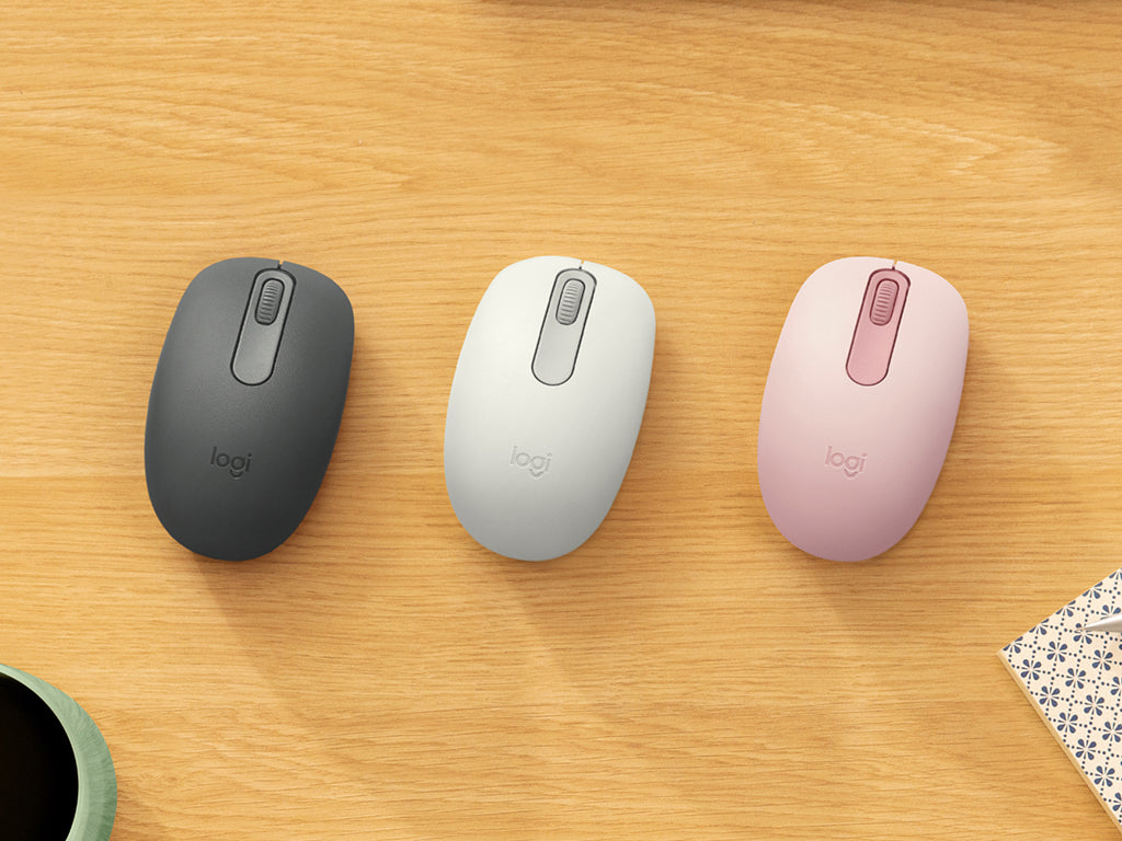 Miška Logitech M196, Bluetooth, roza