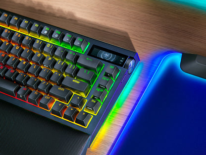 Tipkovnica Razer BlackWidow V4 Pro 75%, Oranžna stikala, US SLO g.