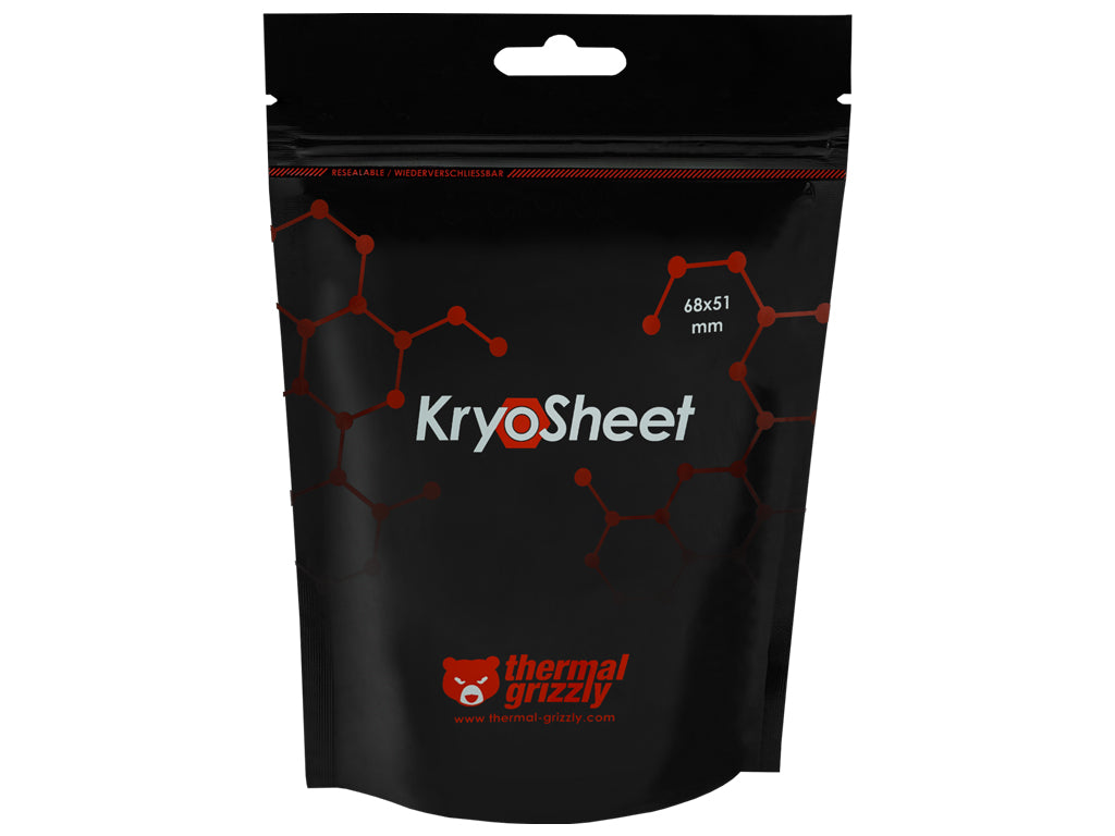 Termična blazinica Thermal Grizzly KryoSheet, 68 x 51 mm