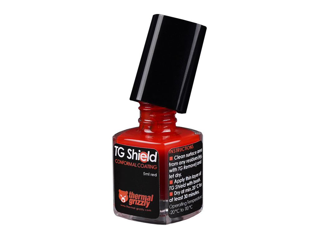 Zaščitni premaz Thermal Grizzly TG Shield, 5 ml, rdeč