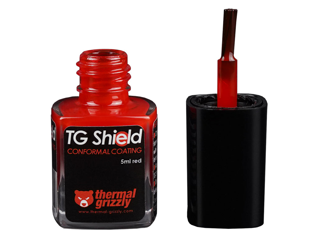 Zaščitni premaz Thermal Grizzly TG Shield, 5 ml, rdeč