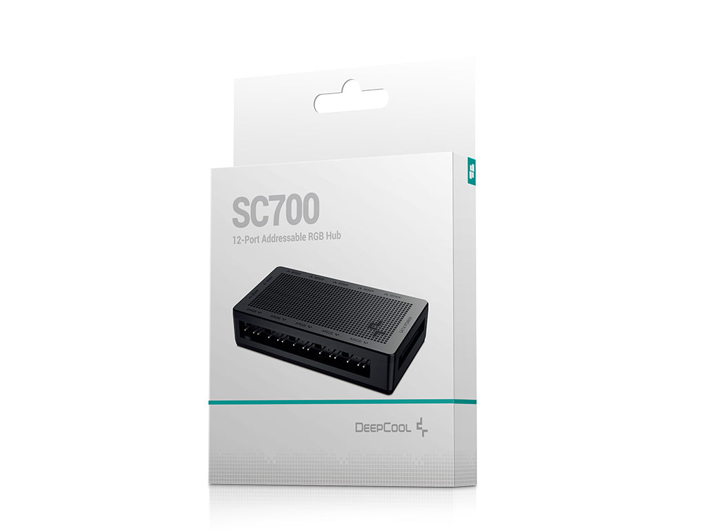 Kontroler DeepCool SC700 ARGB, 12 portni, magnetni