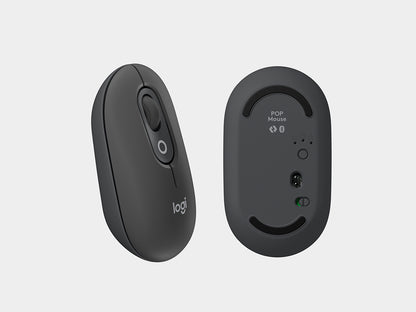 Miška Logitech POP Mouse z EMOJI, Bluetooth, grafitna