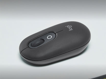 Miška Logitech POP Mouse z EMOJI, Bluetooth, grafitna